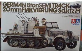 German 8ton Semitrack 20mm Flakvierling Sd.Kfz. 7/1 1/35