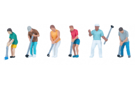 Minigolf Players (6) Figure set HO/OO Gauge