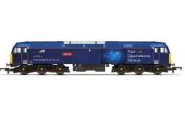 RailRoad Plus ROG Class 47 Co-Co 47813 ‘Jack Frost with DCC Sound OO Gauge 