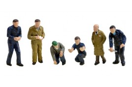 Factory Workers & Foreman OO Scale