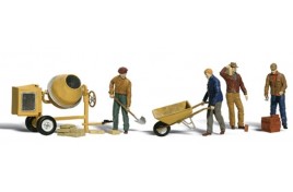 Masonry Workers HO Scale 