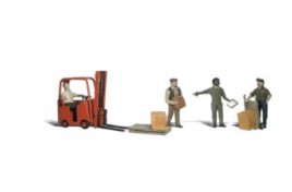 Workers With Forklift N Gauge 