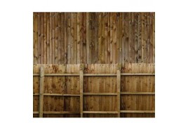 BM020 Solid Wood Fencing A4 Size Self Adhesive Sheets Pack of 10 OO Scale