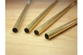 Micro Round Brass Tube 0.8mm x 1 Metre (1 pc) (shop collection only)