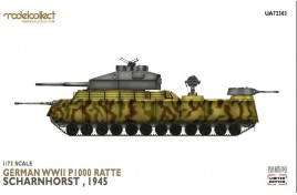 Modelcollect 1/72 German WWII P.1000 ratte scharnhorst 1945