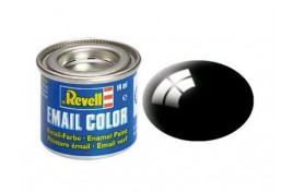 Revell Solid Black Gloss Enamel 14ml No.7