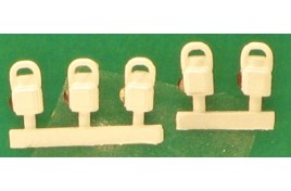 LMS Tail Lamps White x 5 OO Scale