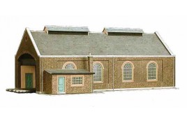  Two Road Locomotive Shed Card Kit OO Scale
