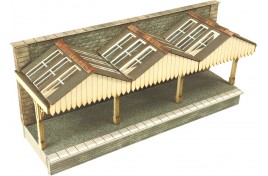 Wall Backed Platform Canopy N Scale 
