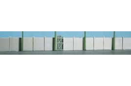 Concrete Fencing & Gates Plastic Kit N Scale