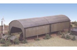 Carriage Shed Plastic Kit N Scale