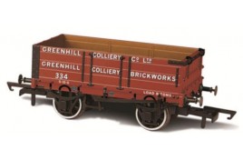 4 Plank Wagon Greenhill Colliery 334 OO Scale