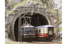 Double Track Tunnel Portals with Clearance for Overhead Electric Wires x 2 OO/HO Scale