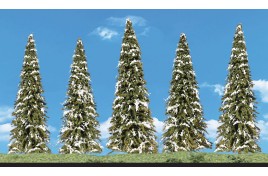 Classic Trees Snow Dusted (Fir) Medium (2