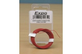 Super Flexible Fine Cable 5/0.1mm 10m Red