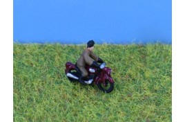 1950s Motorcycle & Rider N Scale