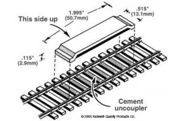 Magne-Matic Between the Rails Code 100 Delayed Uncoupler 1 Pair OO/HO Scale