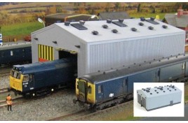Fordhampton Locomotive Depot Plastic Kit OO Scale