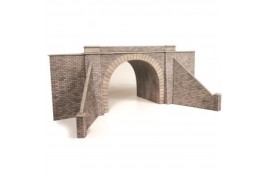  Double Track Tunnel Entrances (one pair) Card Kit OO Scale
