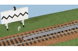 Water Troughs and Warning Signs Plastic Kit OO Scale