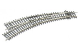 Curved Double Radius Setrack Insulfrog Left Hand Turnout