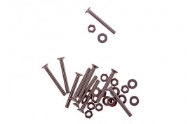 M3 x 25mm Stainless Steel Countersunk Screws, Nuts & Washers x 10