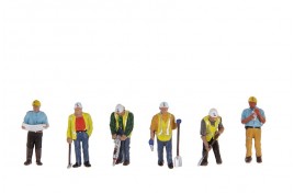 Civil Engineers & Workers x 6 OO Scale