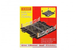 Double Track Level Crossing with Gates & Barriers OO Scale