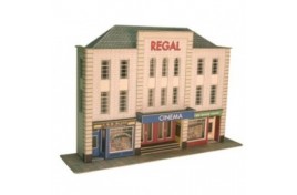  Low Relief Cinema & Shops Card Kit OO Scale