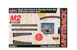 M2 Basic Oval with Passing Loop & Kato Controller