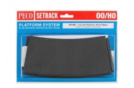 Platform System Curved Unit Brick Edging (pack of 2) Plastic Kit OO Scale