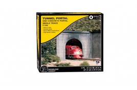Single Track Tunnel Portal Concrete O Scale