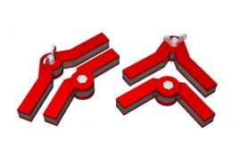 Snap & Fix Magnetic Clamps with Adjustable Angle Arms