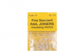 Code 75 Finescale Insulated Rail Joiners 12 in pack